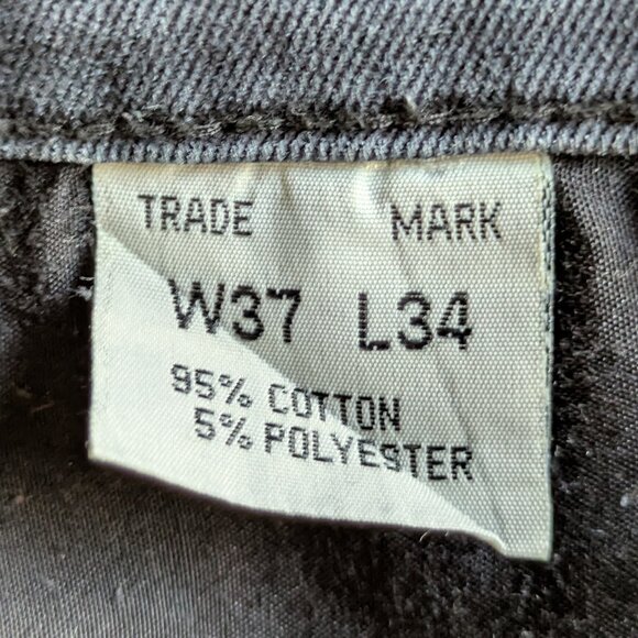 TOLL Men's Jeans Black 36 x 34 - Picture 11 of 11